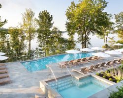 Piscine Manoir Hovey